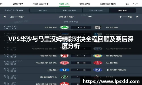 v66VPS华沙与马里汉姆精彩对决全程回顾及赛后深度分析
